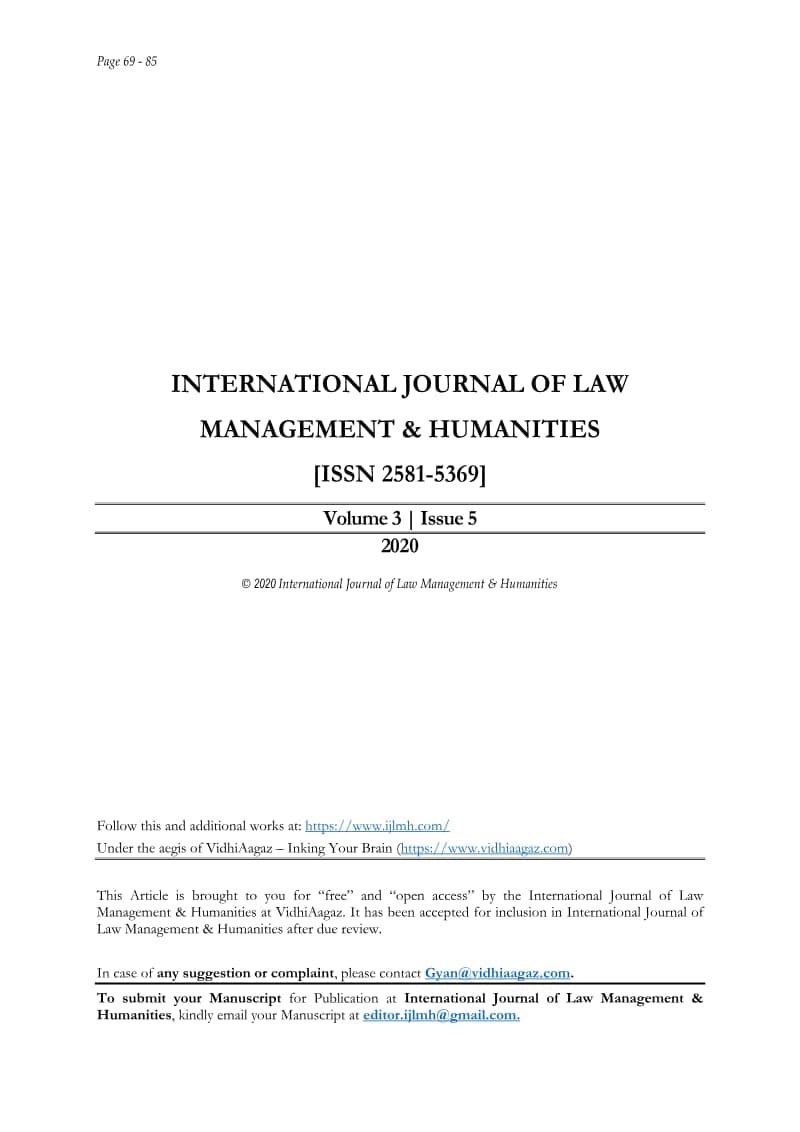 Cover of An Analysis of Operational Aspects of Motor Vehicle Jurisprudence: A Comparative Perspective